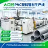 Equipamento de Linha de Produção de Tubos Plásticos de PVC de Grande Diâmetro Linha de Montagem de Extrusão de Tubos de PVC Equipamento de Máquina de Fabricação de Tubos