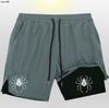 AliExpress Pantalones de Playa de Verano para Hombre de Doble Capa 2 en 1 Rayados de Malla Deportiva para Correr Pantalones Cuádruples de Secado Rápido Impermeables