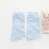 Calcetines de Estilo Japonés y Coreano Estilo Ins para Estudiante Chica Calcetines de Cinco Dedos Delgados de Algodón para Mujer Calcetines de Barco Primavera y Verano Medias Cortas de Punta