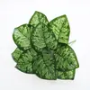 Flores Artificiales Plantas Verdes Plantas de Simulación Plantas en Maceta Arreglo Floral Hojas Decoración de Pared Pared de Plantas Paisajismo Hojas Verdes Chlorophytum Hojas de Monstera