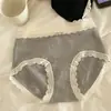 Estilo Tweed Outono e Inverno Combinação de Cores Puro Desejo Renda Lingerie Feminina Francesa Calcinhas Infantis 7A Antibacteriano Atacado