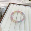 Novo Pulseira de Jade de Seda Dourada Imitação Super Fada Pulseira de Abóbora Calcedônia Pulseira de Jade Contas Pulseira de Ágata Fonte de Sal da Moda