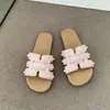 2026 Hermosas Sandalias Slip-On de Suela Suave para Exteriores, Combinadas con Faldas, Estilo Bohemio, Sandalias Planas de Tacón Bajo para Mujer