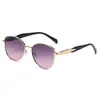 Nuevas Gafas de Sol Metálicas de Moda Multicolor para Hombre, Sensación de Alta Gama, Protección Solar para Exteriores, Forma Ojo de Gato, Fabricante, Venta al por Mayor