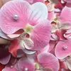 Nuevo Estilo Orquídea Mariposa Perla Flor Artificial Flor de Película Souvenir Decoración de Cabeza Tocado para Boda y Fiesta de Cumpleaños