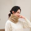 Bufanda Roja Nueva Popular de Invierno Suéter de Cuello Alto Bufanda Moda Protección para el Cuello Bufanda de Lana Tejida Transfronterizo