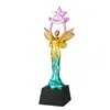 Novo Troféu Colorido de Dança para Competições Infantis, Dança em Resina, Dança Latina, Balé, Lembrança de Competição Infantil