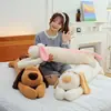 Nuevo Estilo Perro Acostado Peluche Animal de Peluche Lindo para Hombres y Mujeres Muñeco Durmiendo Almohada de Máquina Almohada de Muñeca de Cama