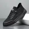 Venta al por mayor de fábrica Zapatos de hombre 2026 nueva temporada primavera/verano malla transpirable tejido fly-knit casuales planos cómodos zapatillas de hombre