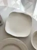 Exportar Cerâmica Ocidental Retro Francês Ins com Renda em Relevo Prato de Jantar Prato para Jantar de Bife