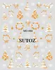 2025 Natal Novos Adesivos de Nail Art Estampagem a Quente Árvore de Natal Guirlanda Floco de Neve Série de Natal Adesivos Adesivos para Unhas