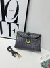 Bolso Tejido Transfronterizo para Mujer, Bolso tipo Sobre con Solapa, Bolso de Hombro, Bolso Cruzado, Bolso de Mano para Fiesta