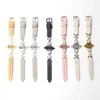 Adecuado para Correa de Reloj Iwatch10 Apple S9 Watch Applewatch Metal Trébol de Cuatro Hojas S8 Cuero S7S6 Modelo Femenino