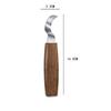 Herramienta de tallado de fábrica, cuchillo de carpintero, cuchara de excavación, cuchillo manual para cortar madera, cuchillo de madera, cuchillo raspador, machete, herramienta de recorte, traje