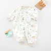 Mameluco Antibacteriano 7A para Bebé Ropa para Recién Nacidos Conjunto de Algodón Puro Primavera y Otoño Capa Base Mameluco de Bebé Otoño Invierno Traje para Gatear