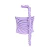 Deseo Puro Personalidad Dulce y Picante Chaleco Strapless de Niña para Mujer Ins Plisado Sexy Tirantes de Cuello Modificados Ropa Pequeña