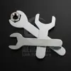 Chave de Boca Aberta Simples 22mm Torneira Braço Mecânico Aerador Armário de Arquivo Especial Pequeno Galvanizado Porca Anti-Ferrugem