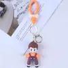Chaveiro Eletrodepositado Personagem de Anime Menino/Menina Desenho Animado Presente para Amigo Pingente de Mochila