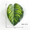 Folhas Simuladas, Peça Única Simulada, Rabanete Verde Pingando, Loja de Frutas Guanyin, Suprimentos Decorativos para Supermercado, Acessórios para Arranjo de Flores de Parede de Fundo