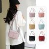 Bolso Cuadrado Pequeño para Viajero Nuevo 2023 Bolso de Hombro Cruzado de Nailon Bolso de Tela Bolso de Madre Bolso de Lona para Mujer Bolso Cruzado para Mujer