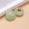 Botões de resina com padrão imitando jade em formato de cogumelo para casacos e cardigãs, botões decorativos vintage para cheongsams e roupas tradicionais chinesas, botões de alta haste para costura à mão