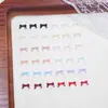 100 Mini Decoraciones de Uñas con Moños, Accesorios para Uñas de Tamaño Grande y Mediano, Pedrería para Uñas Estilo Mixto Negro y Rosa, Accesorios Pequeños