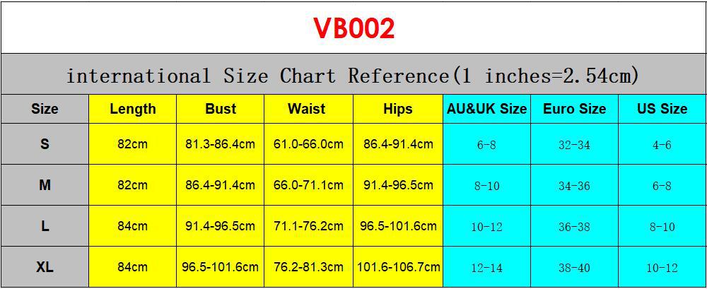 VB002尺寸表