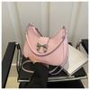 Bolsa de Arco High-end Feminina 2024 Nova Corrente Crossbody Bag Nicho Design Shoulder Underarm Bag