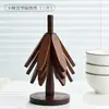 Tapete Isolante Térmico de Alta Qualidade na Cor de Noz com Formato de Árvore, Antiescaldante, Jogo Americano Criativo para Mesa de Jantar em Casa, Tapete Decorativo, Porta-Copo Resistente a Altas Temperaturas
