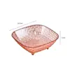 Nueva bandeja de plástico para frutas para uso doméstico, bandeja creativa de frutas secas estilo europeo, bandeja para sala de estar, frutero moderno, decoración de barra de bar, venta al por mayor