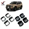 Adecuado para 24 Toyota Prado Marco Decorativo para Tazón de Puerta Exterior Modificado, Accesorios Especiales para Lc250