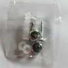 Suministro de fábrica cubierta decorativa para uñas espejo de plástico negro bolsa de tornillos para uñas de espejo colgante de baño combinación