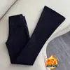 Jeans Negros Micro-Campana para Mujer, Petite, Bestseller Otoño/Invierno 2026, Adelgazantes, Pierna Recta, Elásticos, No Ceñidos, Pantalones de Campana