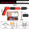 Atacado do Fabricante Mini Pistola de Pregos Ferramenta de Teto para Encanadores e Eletricistas, Pistola de Pregos, Cartão de Teto, Fixador de Cartão em Linha