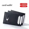 Nuevo Tarjetero Multitarjeta Transfronterizo, Cartera Clásica Simple de Negocios para Hombre, Estuche de Tarjetas Más Vendido con Temática de Murciélago, En Stock