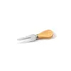 Em estoque cabo de carvalho aço inoxidável garfo faca espátula para queijo conjunto de quatro peças Faca para pizza queijo manteiga