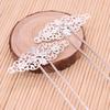 Pieza de soldadura de cobre pasador de pelo pasador de pelo antiguo hecho a mano material para hacer tocado de ropa china accesorio de pasador de pelo de serpiente para novia