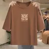 Comércio Exterior Transfronteiriço, roupas para mães, blusa casual fashion estampada de manga três quartos, design único, camisa básica que afina a silhueta