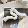 Nuevo Clip de Tiburón para el Cabello con Flor de Huevo Azul y Blanco de Corea del Sur Pinza Elegante con Lazo para el Cabello Adorno para la Cabeza Pasador para el Cabello para Mujeres