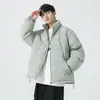 Esportes de Montanha Inverno novo padrão nacional 90 jaqueta de plumas de pato branco masculina solta simples versátil gola alta vestuário masculino