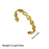 Item Mais Vendido Transfronteiriço da Amazon: Pulseira Hidráulica de Aço Inoxidável Banhada a Ouro 18K, Versátil para o Dia a Dia, Fabricante de Pulseiras Transfronteiriças