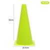 Fabricante 32cm logotipo barril cone futebol treinamento obstáculo roadblock novo material macio engrossado cone de sorvete