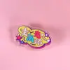 Broche Acrílico Texto Personalizado Insignia Personalizada Dibujo Animado Lindo Accesorios para Ropa de Estudiante Pin Adorno