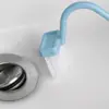 Cepillo para grietas de inodoro sin puntos ciegos, cepillo pequeño para limpiar el inodoro del hogar, herramienta de baño, cepillo de inodoro con cerdas duras, cepillo para lavabo