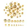 30-100 Cuentas de Acero Inoxidable Conservación del Color Cuentas Espaciadoras con Agujero Pasante Cuentas Perforadas Posicionamiento Cuentas Sueltas Accesorios para Joyería DIY
