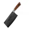 Juego de Cuchillos de Acero Inoxidable Grabado con Láser Patrón Damasco, Juego de Tres Piezas para Cocina, Cuchillo de Chef Utilitario, Juego de Regalo, Regalo de Festival
