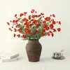 Flores Artificiales de Manzanilla, Flores Falsas, Flores de Plástico, Flores Artificiales, Adornos de Decoración de Mesa de Gama Alta, Margaritas Pequeñas para Fotos al Por Mayor