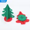 Processamento e Personalização de Enfeites de Natal de Feltro, Árvore de Natal Estéreo Decorativa, Boneco de Neve, Rena, Enfeites de Natal de Feltro para Mesa