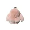 Pingente de chaveiro de carro de alta qualidade feminino Coreia do Sul criativo fofo celebridade da internet ins boneca de pelúcia coelho pingente de mochila escolar