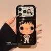Capa de celular estilo coreano ins para menina de jade pequena aplicável Apple 17 iPhone 18promax novo 16 proteção à prova de queda